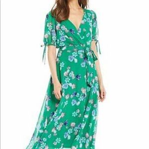 Jessica Howard Green Summer Floral Dress 💐